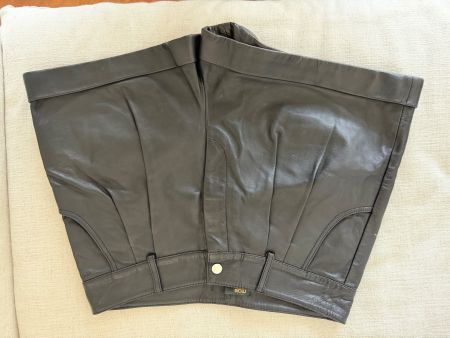 Maje Ledershorts