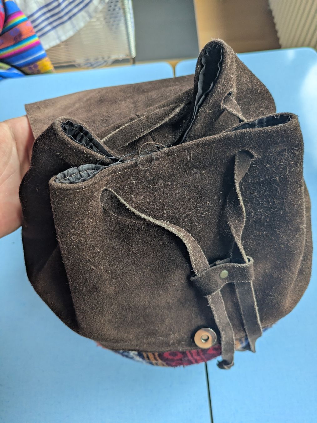 Zaini: Rucksack Wildleder Ethno Muster aus Baumwolle – Usato da Zürich venduto da gab_57qm 3