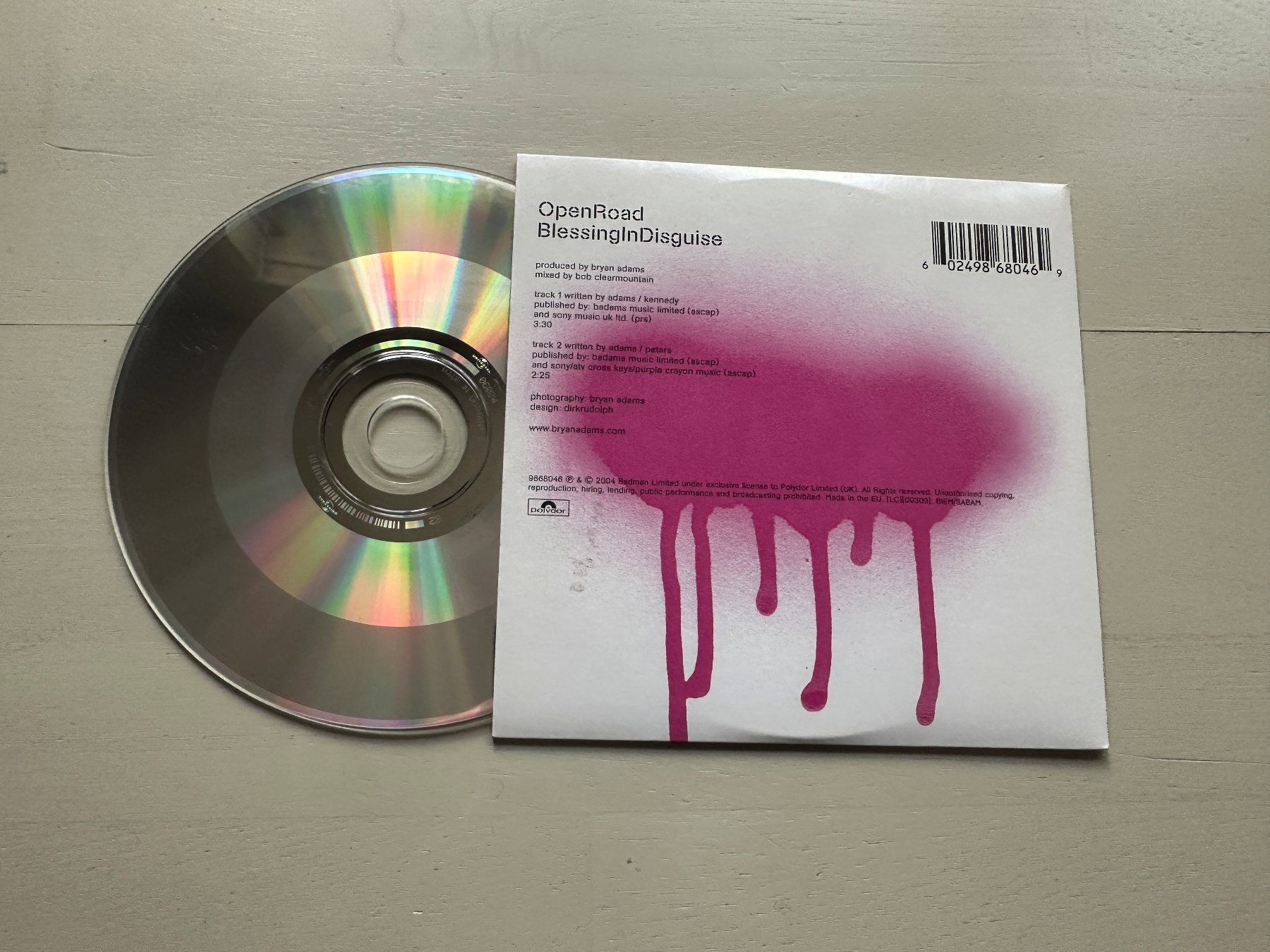 CDs: BRYAN ADAMS  tolle rare Open Road 2tp CD  Kult – Gebraucht aus Basel von Partridge 1