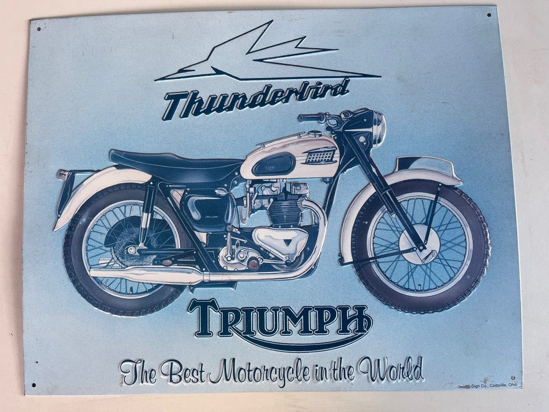 Schilder: Markenschild TRIUMPH Thunderbird – Gebraucht aus Termen von dagi94