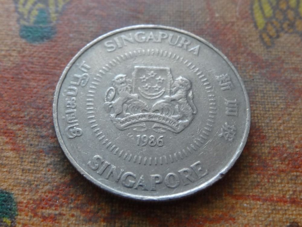 Tutti le monete: SINGAPOUR  50  Cents  1986 – Usato da Romanel-sur-Lausanne venduto da Swift13 1