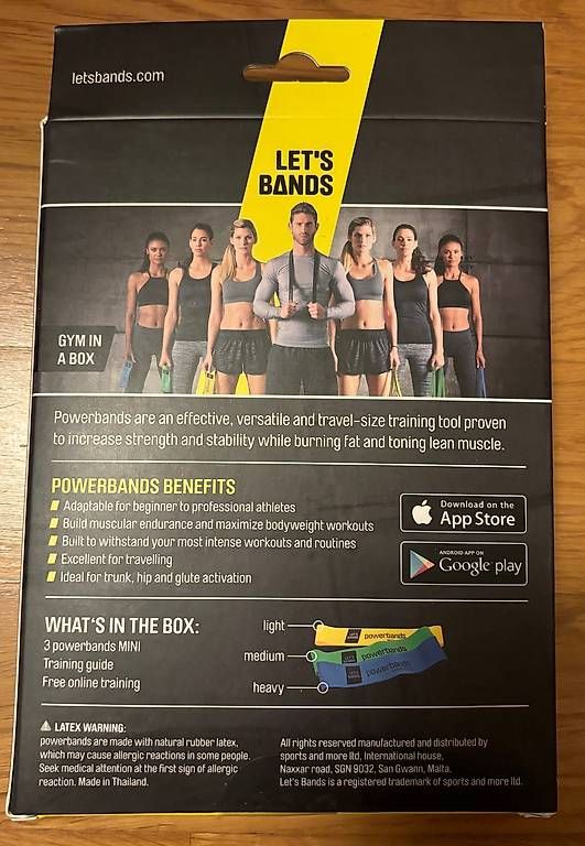 Hometrainer: Let’s Bands Powerbands Set MINI NEU! – Neu und originalverpackt aus Zürich von BenJoMusic 1