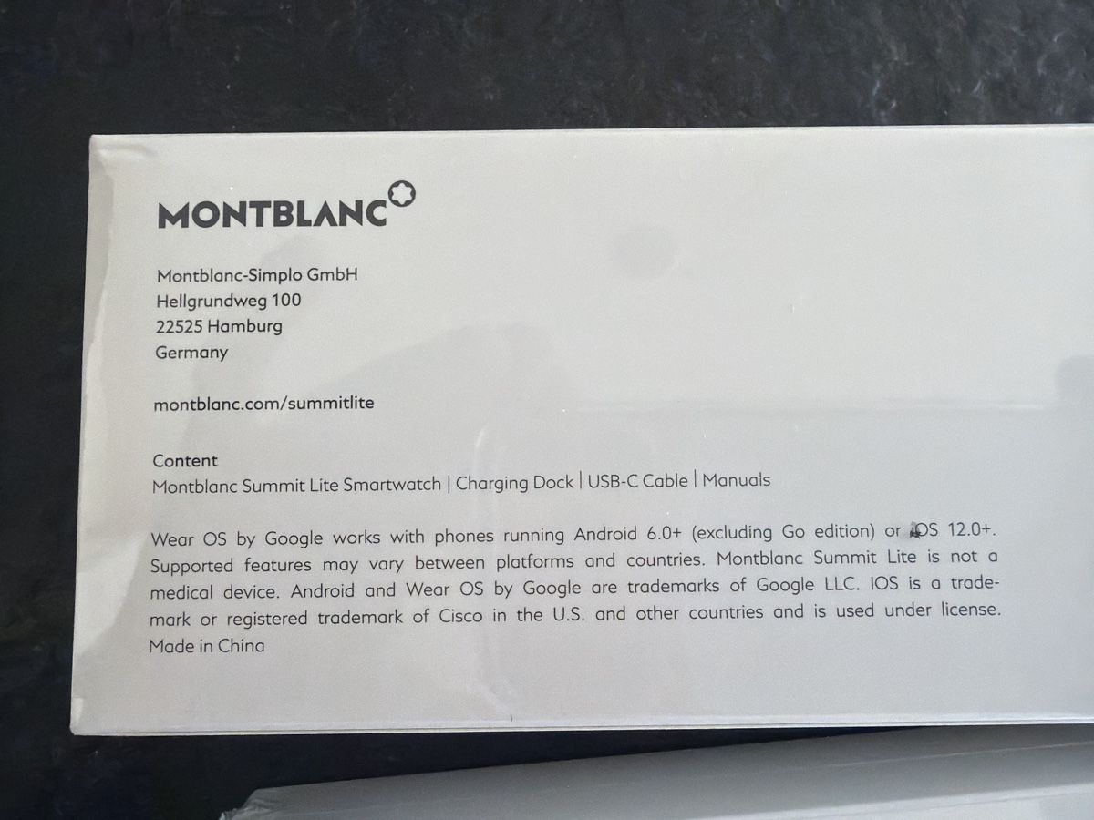 Smartwatch: Montblanc Summit Lite Smartwatch - Neuf - dans emballage – Nuovo e nell'imballaggio originale da Cully venduto da Vadhor 5