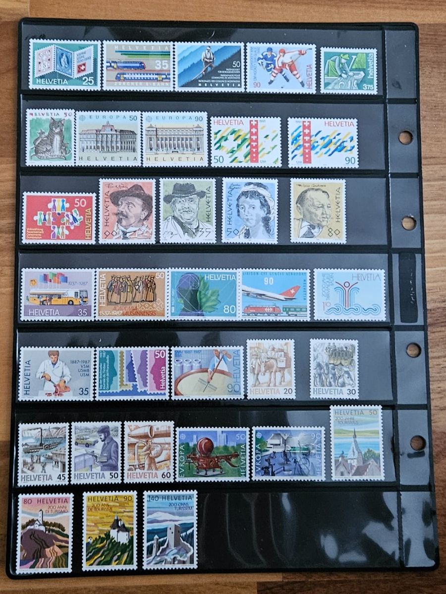 Tous les timbres: Schweizer Frankatur CHF 100.- postfrisch – Neuf (Voir description) à Uznach par Rayonii 3