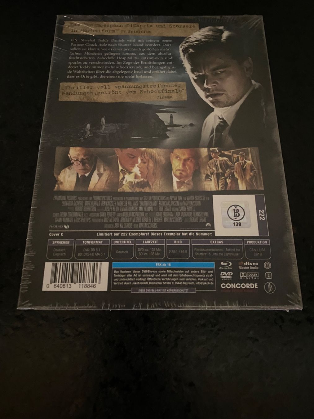 Tutti i DVDs: Shutter Island Mediabook Blu-ray + DVD OVP – Nuovo e nell'imballaggio originale da Schmitten FR venduto da Fi_Ra 1