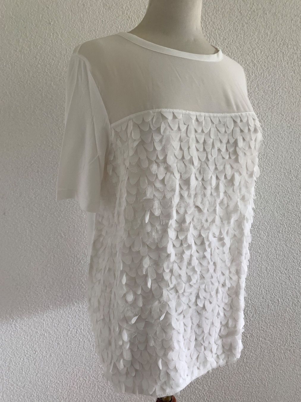 T-shirt: Sani Blu - Edel-Shirt - Gr. 38 - weiß - TOP – Usato da Dübendorf venduto da san_tt6m