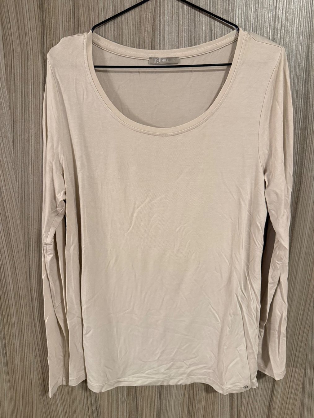 Nile T-shirt: Nile Langarm Shirt beige Gr. L – Usato da Kloten venduto da ble_78dj