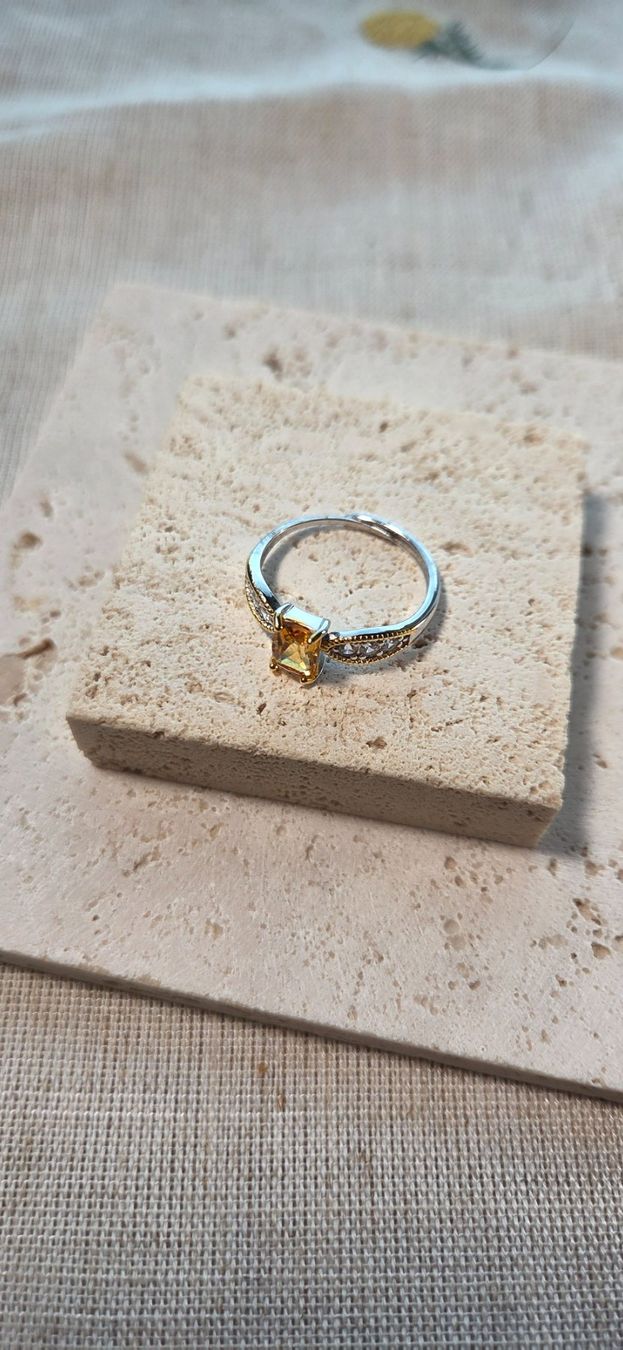 Anelli: NEW - S925 Citrine Ring (Adjustable) – Nuovo (secondo la descrizione) da Zürich venduto da cin_wcf6 1