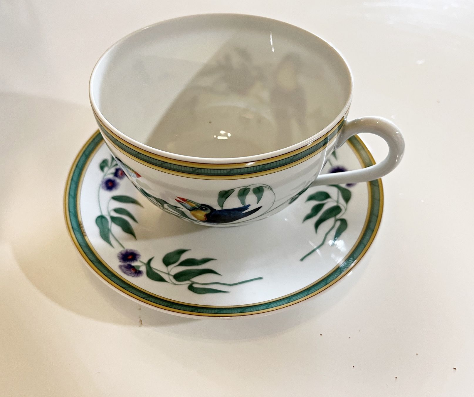 Hermès Tazze: HERMES grosse Tasse mit Untertasse – Usato da Genève venduto da mar_g5r2 1