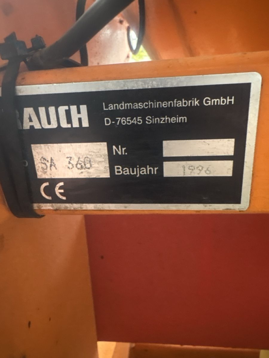 Tutte le macchine: Rauch Salzstreuer SA 360 – Usato da Hendschiken venduto da unita2000 3