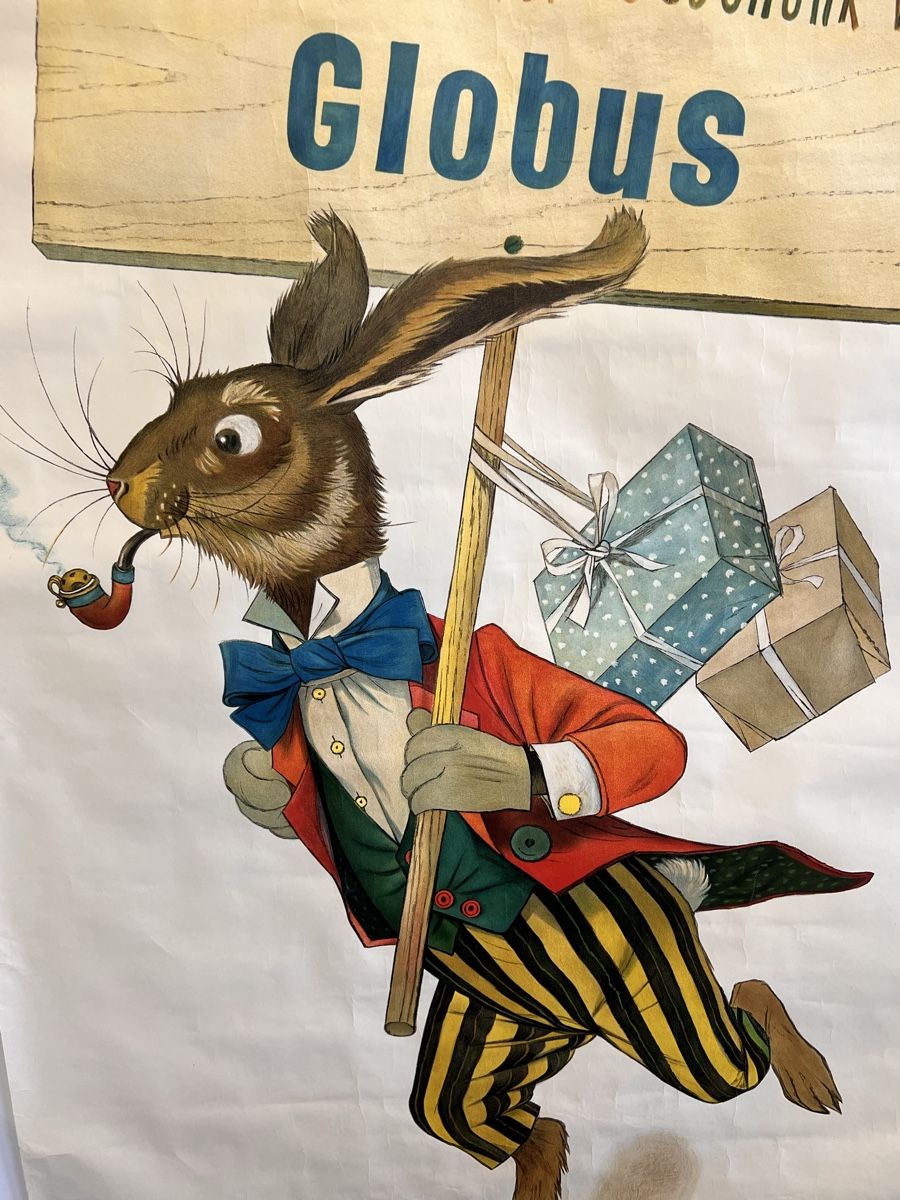 Posters & Illustrations: Globus Oster-Plakat Herbert Leupin 1945 – D'occasion à Adliswil par buch_und_kunst 4