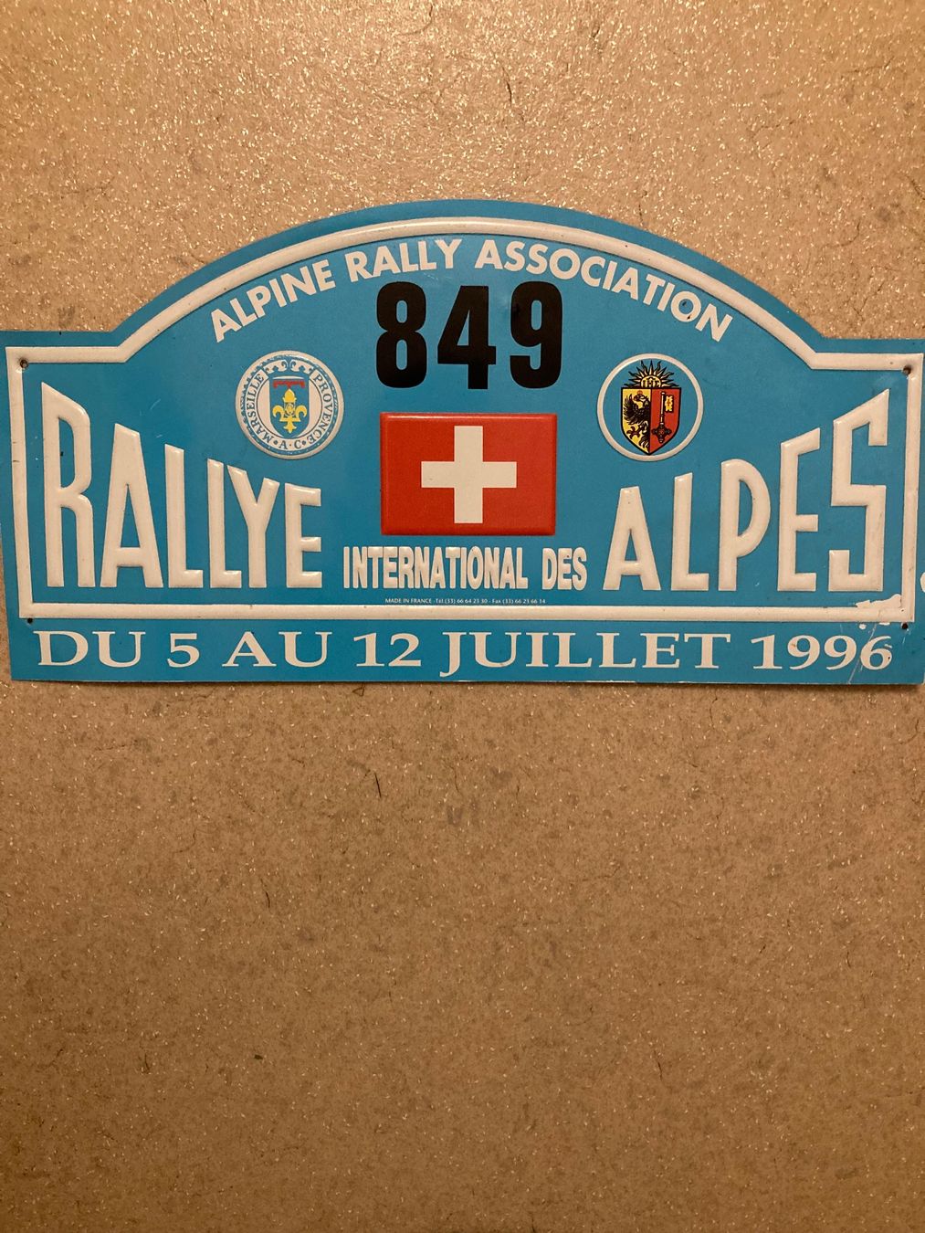 Insegne: Rallye des Alpes 1996 – Usato da Riedholz venduto da blox68