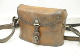 Schweizer Armee Leder Feldstecher Etui