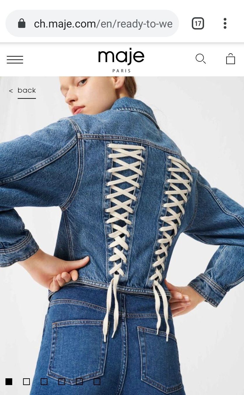 Maje Giacche: Veste en jeans Maje – Nuovo (secondo la descrizione) da Nyon venduto da MK_AllenTX