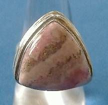 Anelli: Massiver Silberring mit Rhodochrosit – Nuovo e nell'imballaggio originale da Suhr venduto da Maxmusic2308