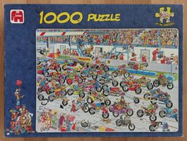 Puzzle von jan van Haasteren - Motorradrennen