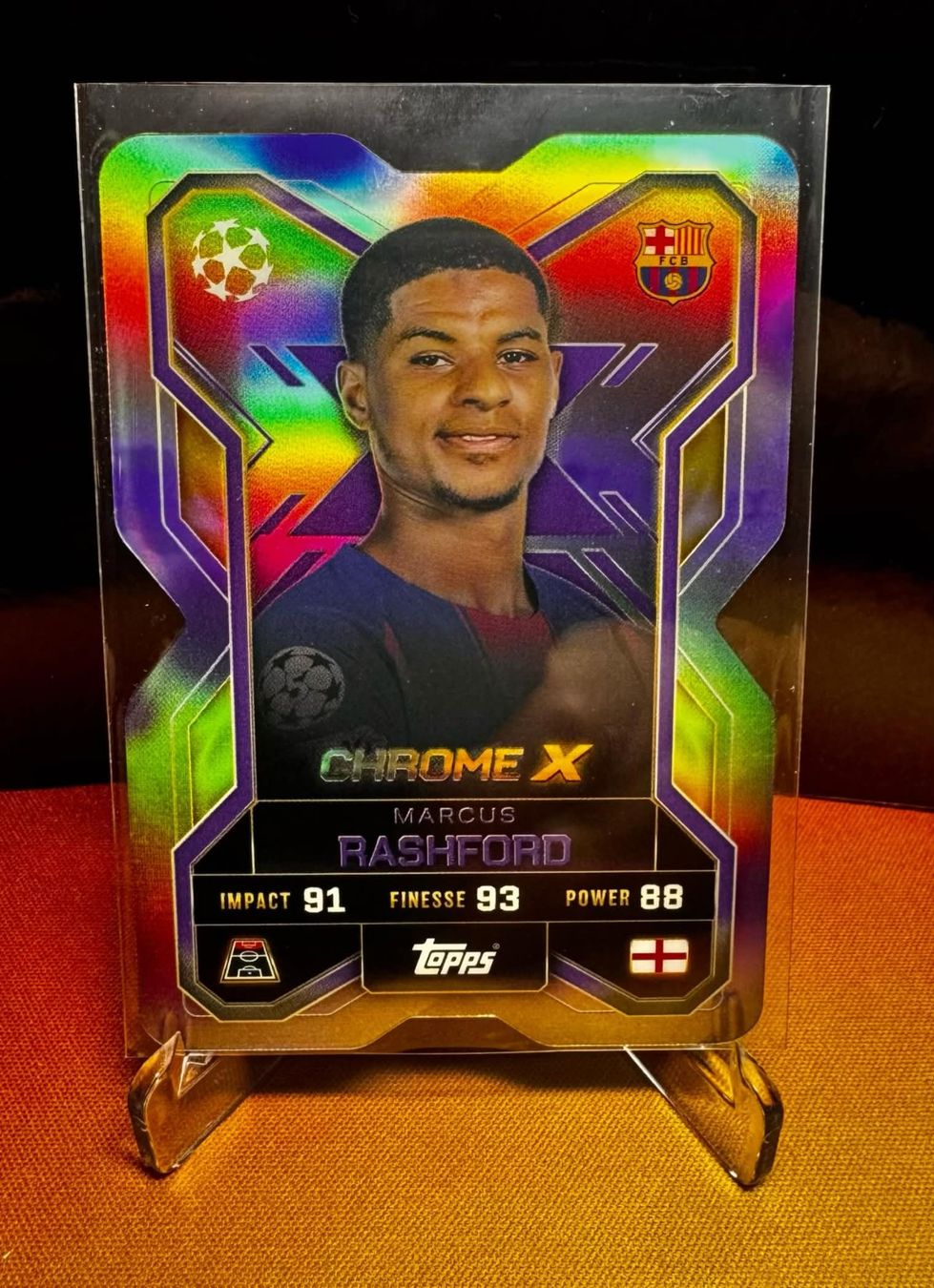 Topps Sammelbilder & Trading cards: Marcus Rashford / Match Attax Extra / Chrome X4 / Purple /75 – Neu (gemäss Beschreibung) aus Berneck von GL-Tradingcards