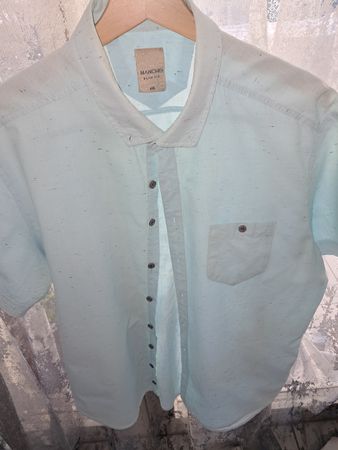 Manche Herren Hemd, hellblau, Gr. XXL, Sommer Look!