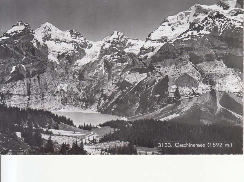 Cartoline postali: Oeschinensee 1958 – Usato da Bürglen TG venduto da StampGraf