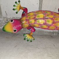 Metall Gecko Wanddeko, Gartendeko, Sommer Deko, Neu!