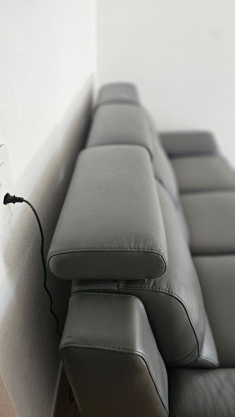 Poltrona Frau Divani: Poltronesofa, Graues Leder Relax Sofa, Top Zustand! – Usato da Oberdiessbach venduto da Gobeli.ch 5