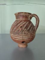 antike zypriotische Keramikkanne ( Oinochoe) Keramik Gefäss?