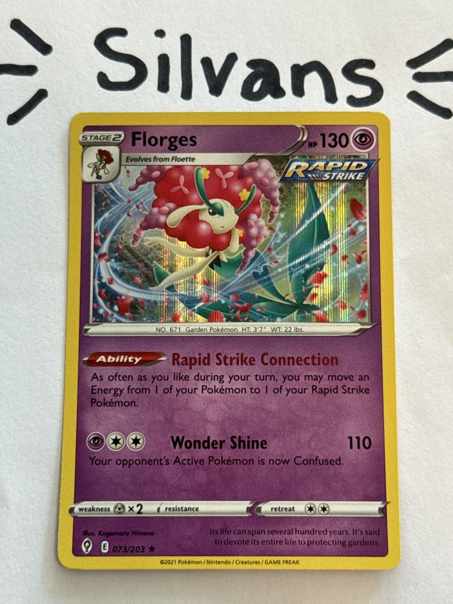 Pokémon Carte collezionabili: Florges Holo 073/203 Evolving Skies Englisch – Nuovo (secondo la descrizione) da Wil SG venduto da Silvans