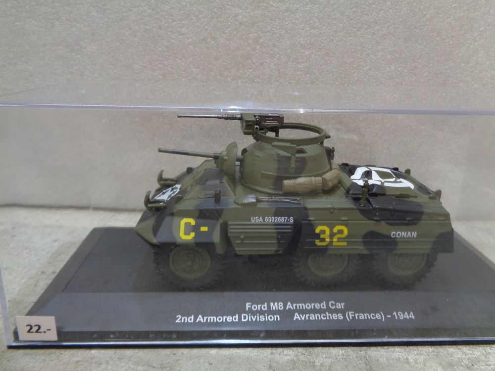 Maquette Militaire 1/43 - Véhicule Blindé 4x6 PAM-2 En Zamac