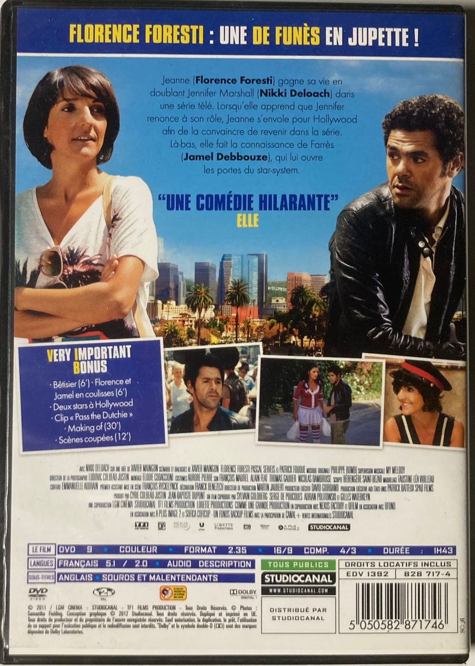 Tutti i DVDs: FLORENCE FORESTI / JAMEL DEBBOUZE - HOLLYWOOD – Usato da Poliez-Pittet venduto da Newtown-Records 1