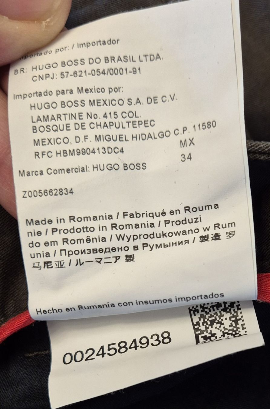 Hugo Boss Pantaloni: Hugo Boss Hose Heldor1, Grösse 50 – Usato da Ellikon a d Thur venduto da GQ84 3