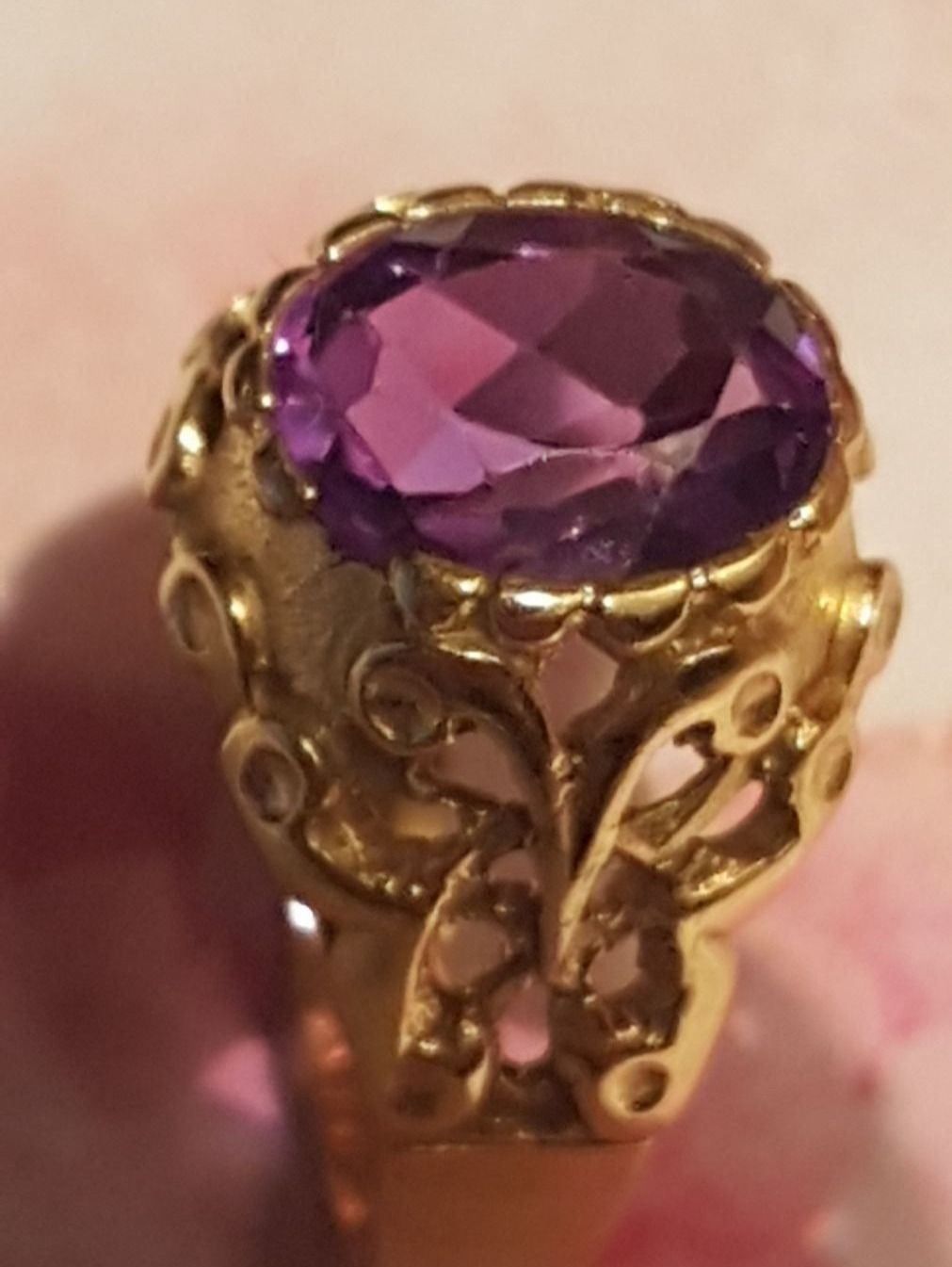Bagues: Glamouröser Amethystring  in 750 Gold – Neuf (Voir description) à Unterägeri par Altgoldschmuck 7