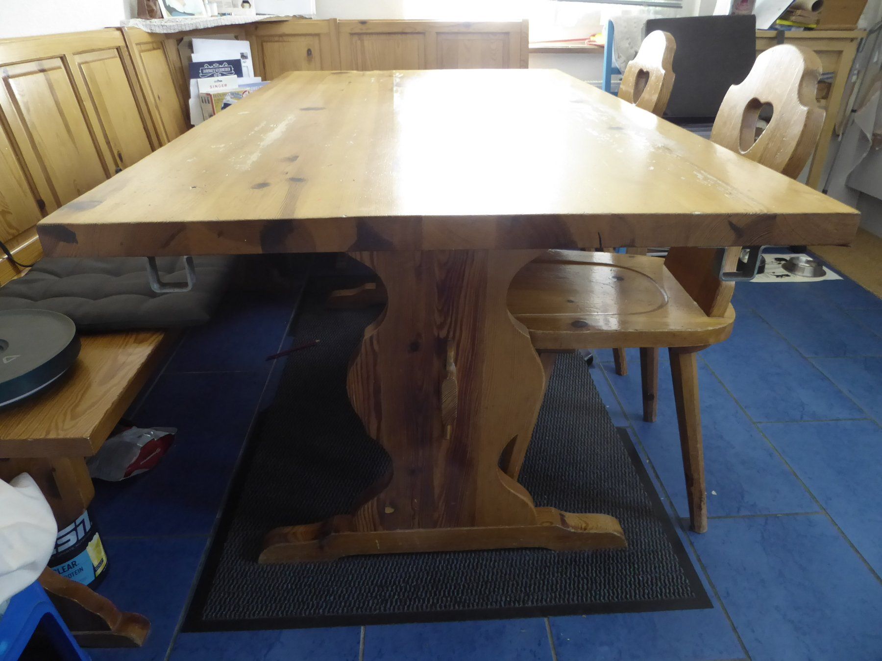 Bancs: Eckbank & Tisch & noch 2 Stühle – D'occasion à Langenthal par Drathesel 2
