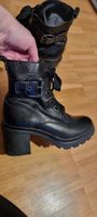 Schwarze Boots/Stiefeletten der Marke Poe, Grösse 40