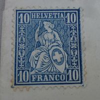 Top ++ Sitzende Helvetia ZNr. 31 ungestemplt