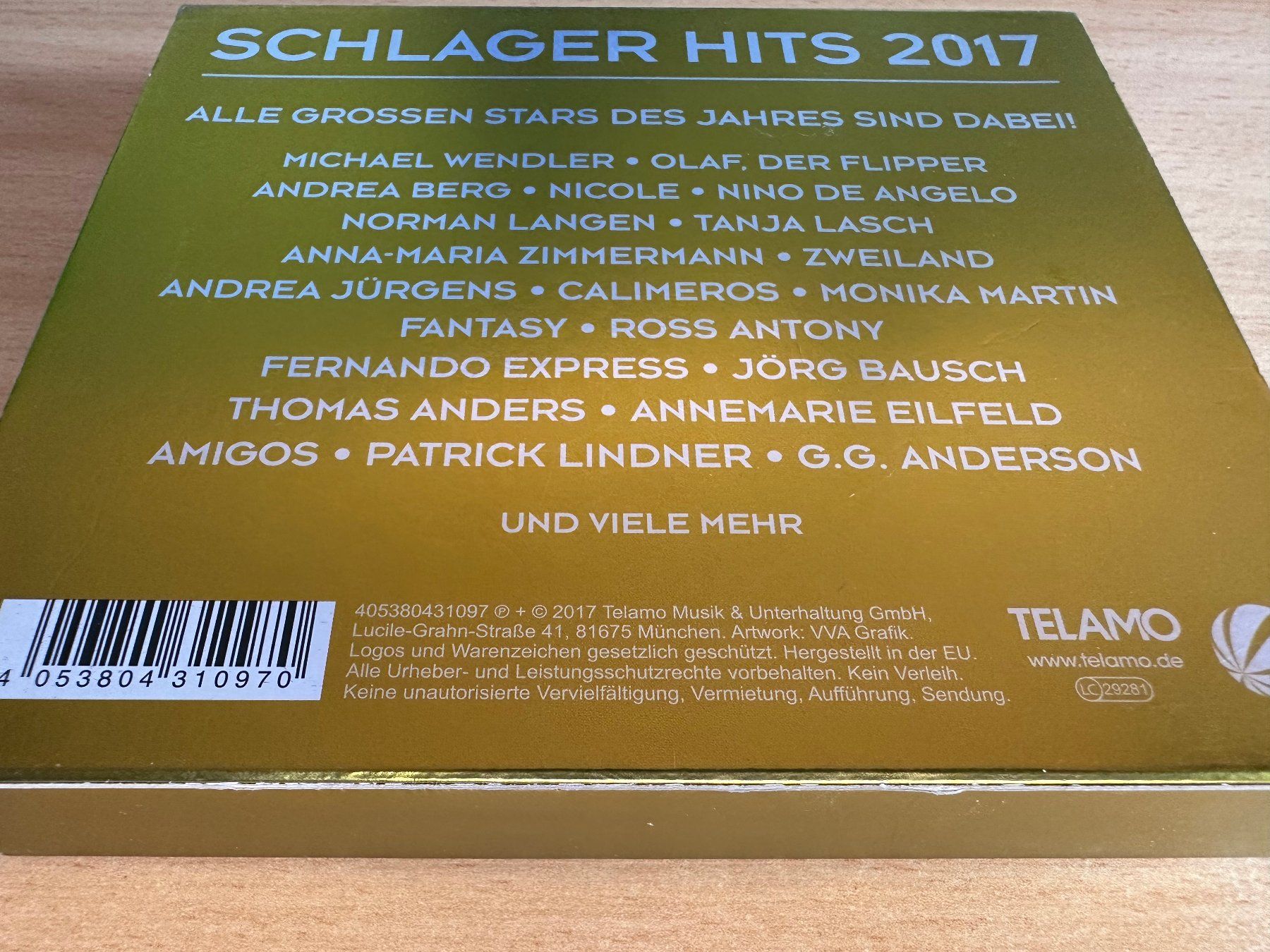CDs: Schlager Hits 2017 - 3 CD & DVD – D'occasion à Rikon im Tösstal par Alpenmutz 1