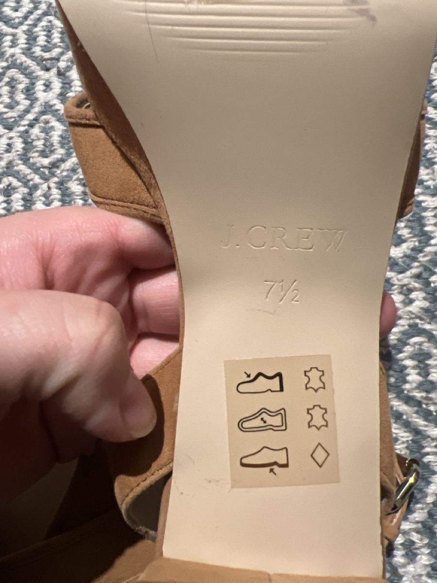 J.Crew Scarpe da donna: J. Crew | Damen Leder Sandale Gr.37.5 /38 – Nuovo e nell'imballaggio originale da Basel venduto da SimpleE 2