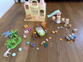 Sylvanian Families Puppenhaus mit Zubehör-Set & Figuren 🏠🧸
