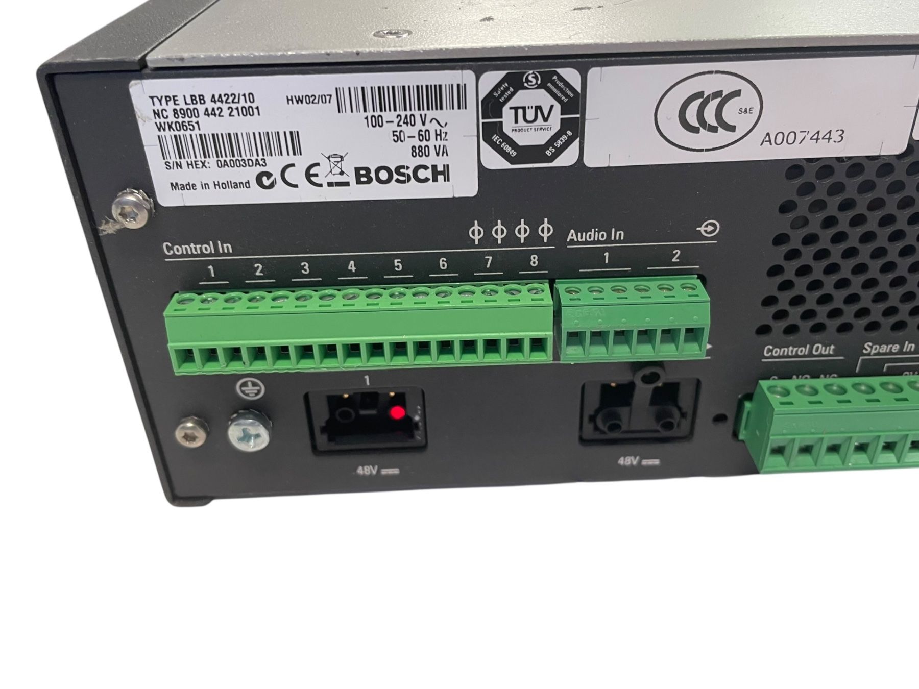 Bosch Elektronikbauteile: Bosch Power Amplifier LBB 4422/10 – Gebraucht aus Niederdorf von LeptonAG 3