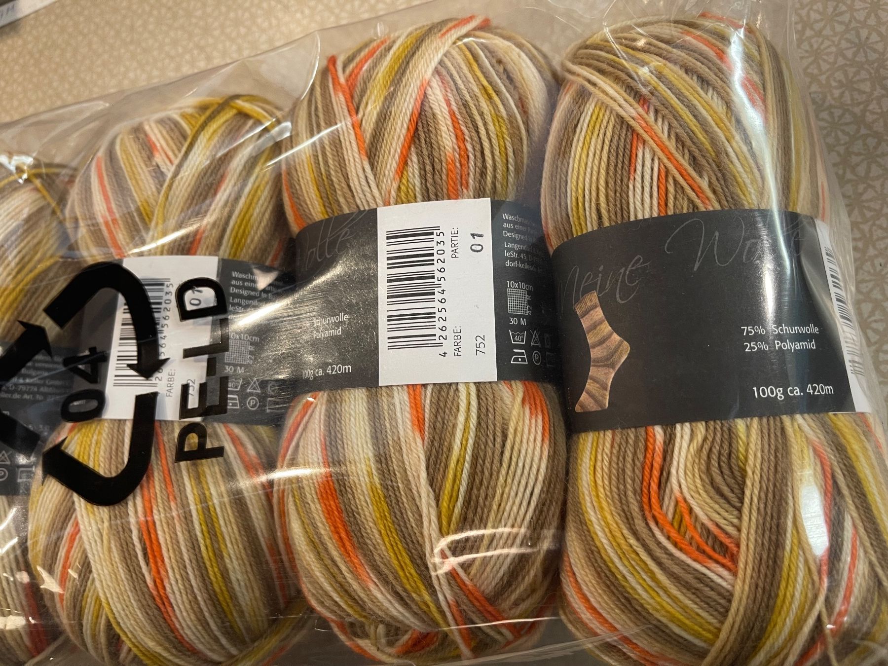 Pro Lana Wolle: Restposten, Sockenwolle Brasil – Neu und originalverpackt aus Waldstatt von wundertuete1 2