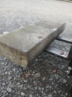 Grosse massive Trittplatte aus Naturstein für den Garten!