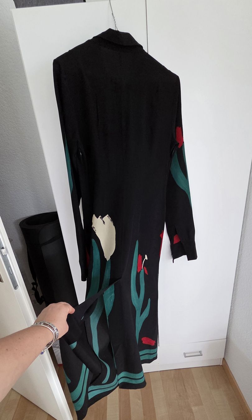 Vestiti: Seidenkleid Handgemalt, S – Usato da Hellbühl venduto da Veci02 5