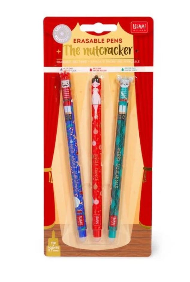 Legami Stifte & Marker: Legami - stylos effaçables - Noël 2025- The nutcracker-NEW – Neu und originalverpackt aus Yvorne von Didier66
