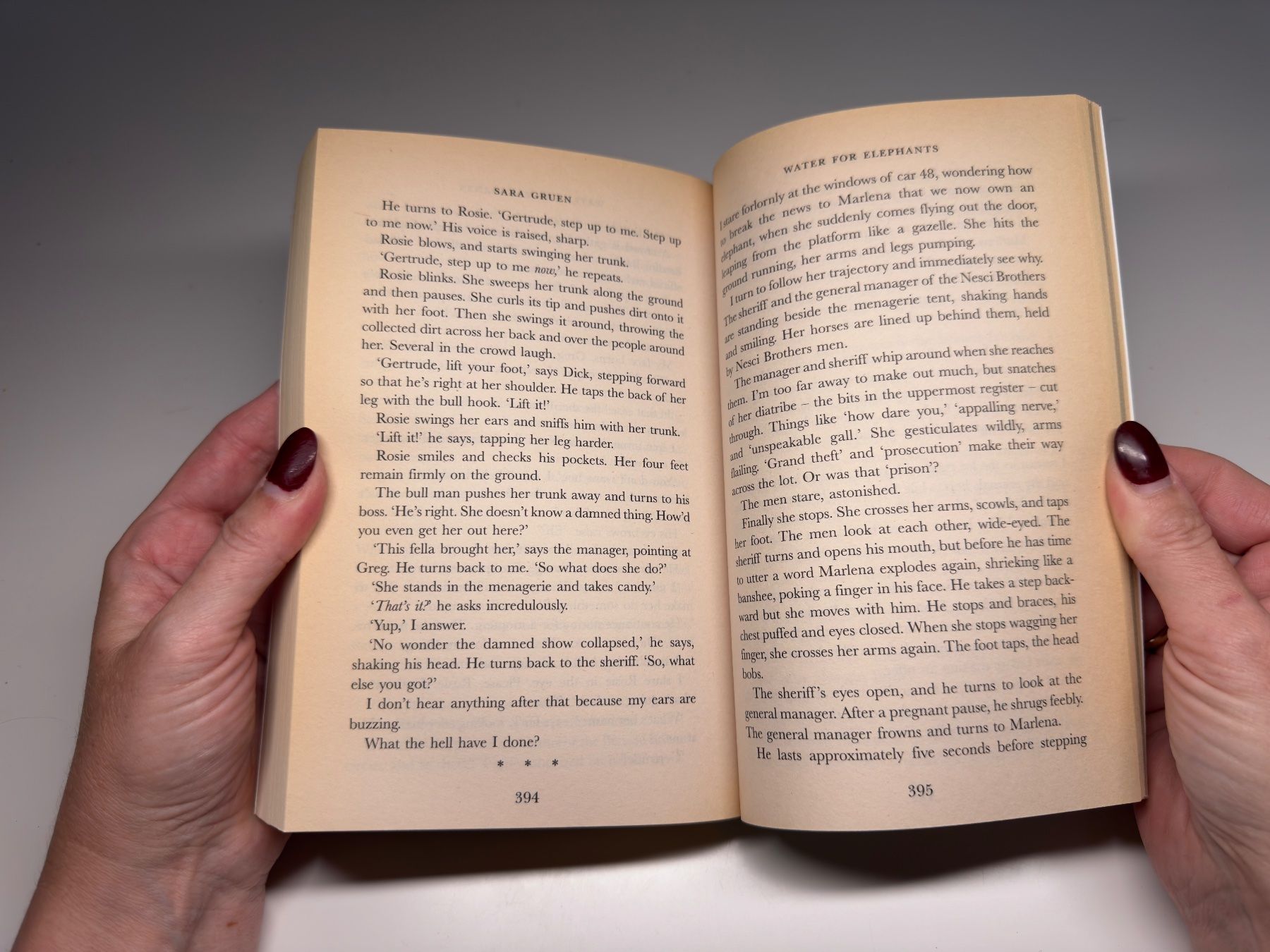 Bücher: NOVEL: Sara Gruen, Water for elephants – Gebraucht aus Grosswangen von English_books 8
