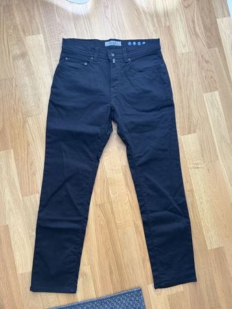 Herren Hose Pierre Cardin Lyon Tapered schwarz Gr. 33/30