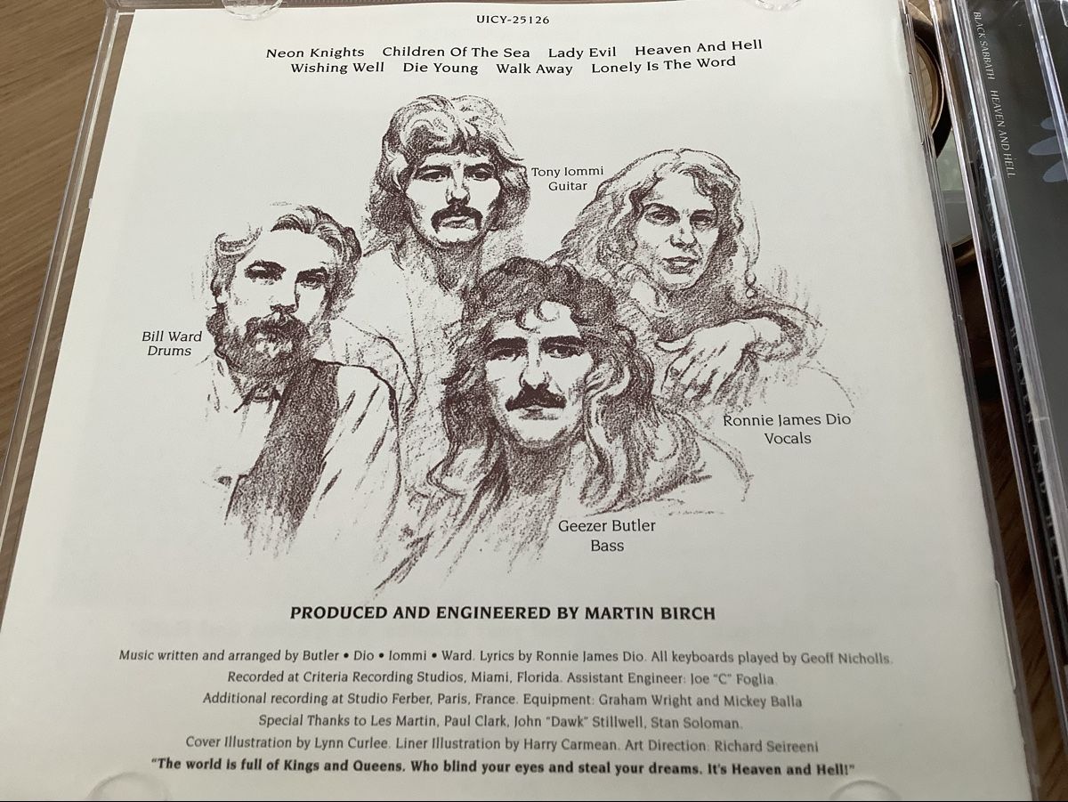 CD: Black Sabbath - Heaven and Hell - SHM-CD Japan Import! – Usato da herzogenbuchsee venduto da HIFIANER 2