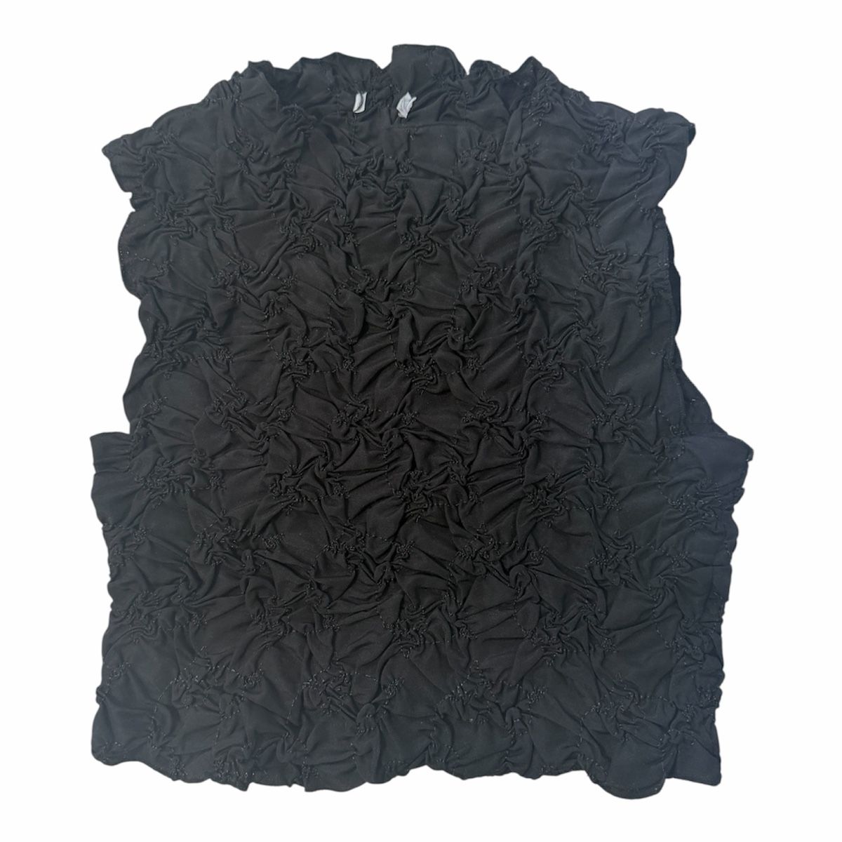 Top: Black Top Textured Size S – Usato da Buochs venduto da zukkias