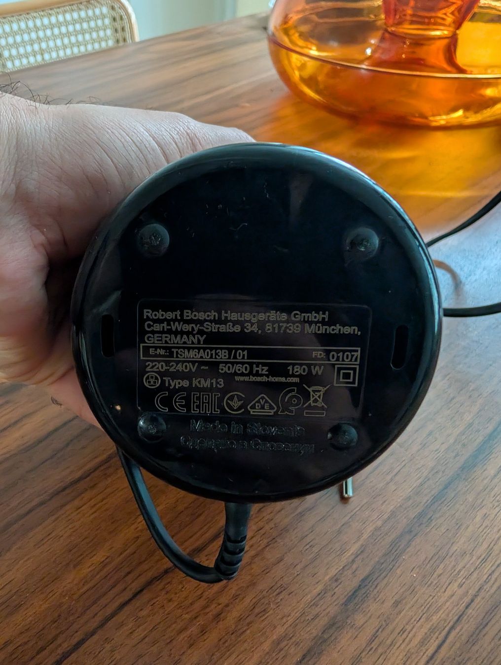 Bosch Küchengeräte: Kaffeemühle Bosch schwarz – Gebraucht aus Winterthur von technes 2