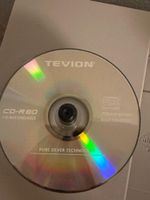 Stack of TEVION CD-R 80 Blank Recordable CDs