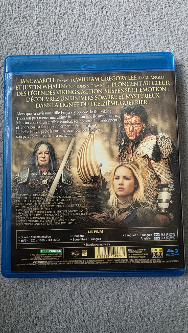 Tutti i DVDs: Le Sang des Vikings - Blu-ray – Usato da Bionnens venduto da Meg011 1