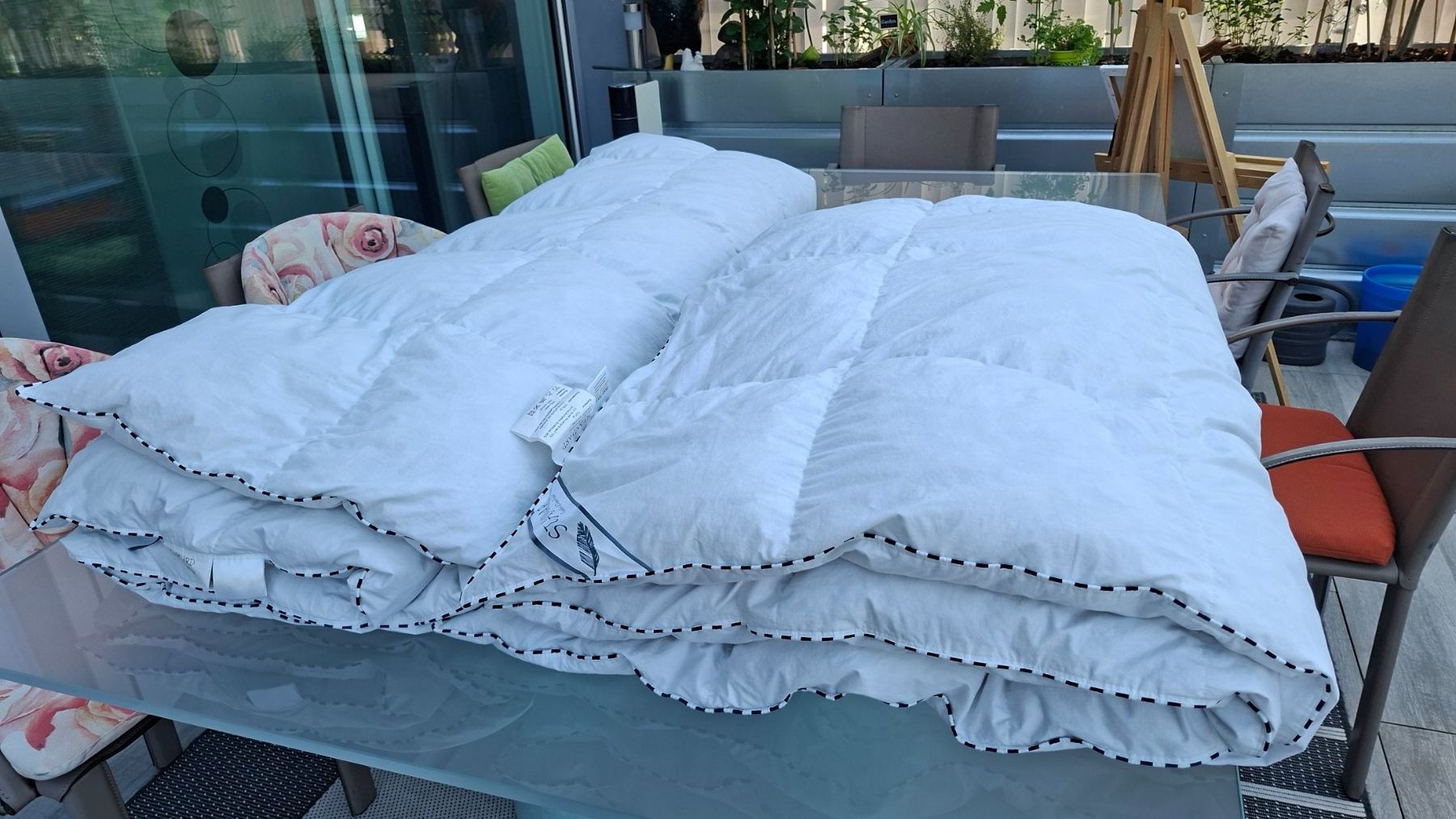 Coperte: dekorative Daunendecke 160x210 cm – Nuovo (secondo la descrizione) da Mosnang venduto da KurtHe